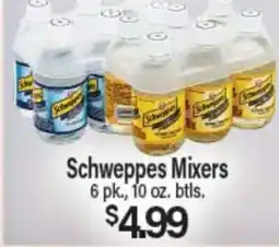 Angelo Caputo's Fresh Market Schweppes Mixers offer