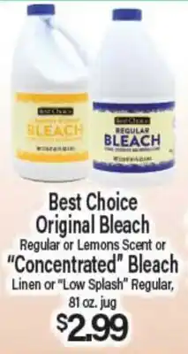 Angelo Caputo's Fresh Market Best Choice Original Bleach offer
