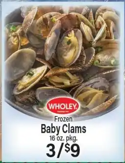 Angelo Caputo's Fresh Market WHOLEY Frozen Baby Clams offer