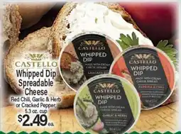 Angelo Caputo's Fresh Market CASTELLO Whipped Dip Spreadable Cheese offer