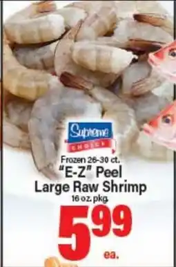 Angelo Caputo's Fresh Market Frozen 26-30 ct. E-Z Peel Large Raw Shrimp offer
