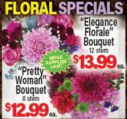 Angelo Caputo's Fresh Market FLORAL SPECIALS offer