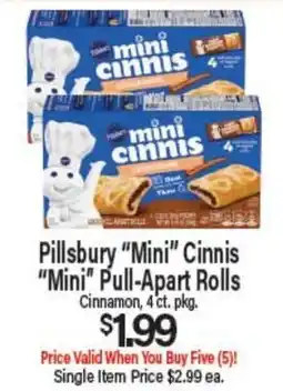 Angelo Caputo's Fresh Market Pillsbury Mini Cinnis Mini Pull-Apart Rolls offer