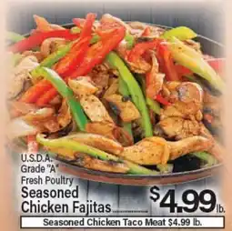 Angelo Caputo's Fresh Market Seasoned Chicken Taco Meat offer