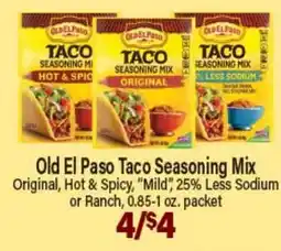 Angelo Caputo's Fresh Market Old El Paso Taco Seasoning Mix offer