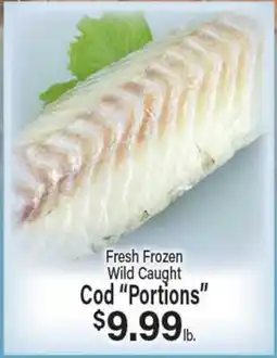Angelo Caputo's Fresh Market Fresh Frozen Wild Caught Cod Portions offer