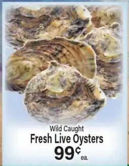 Angelo Caputo's Fresh Market Wild Caught Fresh Live Oysters offer