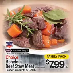 Angelo Caputo's Fresh Market Choice Boneless Beef Stew Meat offer