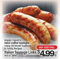 Angelo Caputo's Fresh Market Italian Sausage Links offer