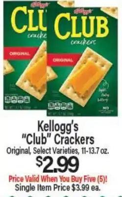 Angelo Caputo's Fresh Market Kellogg's Club Crackers offer