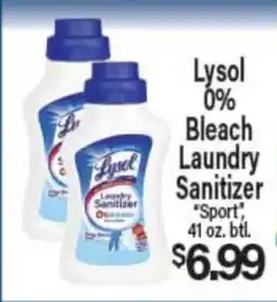 Angelo Caputo's Fresh Market Lysol 0% Bleach Laundry Sanitizer offer