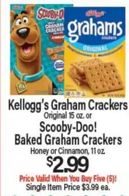 Angelo Caputo's Fresh Market Kellogg's Graham Crackers or Scooby-Doo! Baked Graham Crackers offer