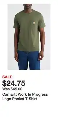 Nordstrom Carhartt Work In Progress Logo Pocket T-Shirt offer