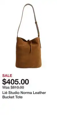 Nordstrom Lié Studio Norma Leather Bucket Tote offer