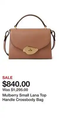 Nordstrom Mulberry Small Lana Top Handle Crossbody Bag offer