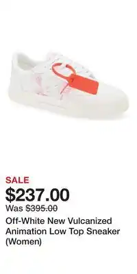 Nordstrom Off-White New Vulcanized Animation Low Top Sneaker (Women) offer
