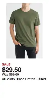 Nordstrom AllSaints Brace Cotton T-Shirt offer