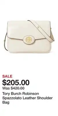 Nordstrom Tory Burch Robinson Spazzolato Leather Shoulder Bag offer