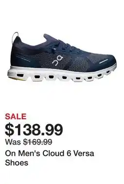 Dick's Sporting Goods On Men's Cloud 6 Versa Shoes offer
