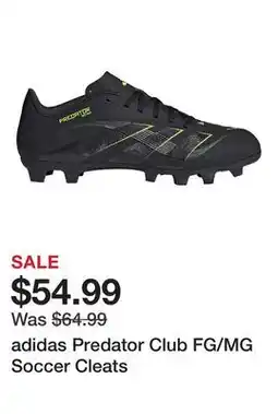 Dick's Sporting Goods adidas Predator Club FG/MG Soccer Cleats offer