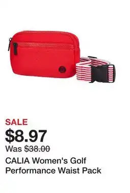 Dick's Sporting Goods CALIA Women's Golf Performance Waist Pack offer
