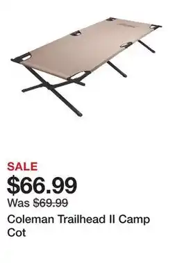 Dick's Sporting Goods Coleman Trailhead II Camp Cot offer