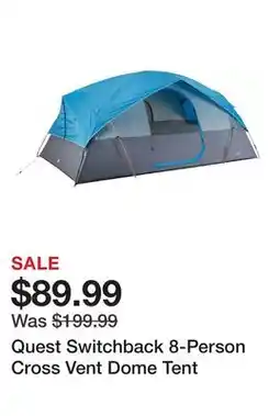 Dick's Sporting Goods Quest Switchback 8-Person Cross Vent Dome Tent offer