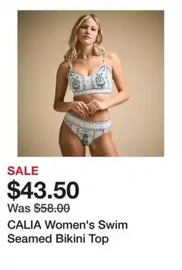 Dick's Sporting Goods CALIA Women's Swim Seamed Bikini Top offer