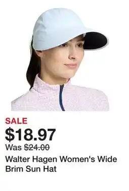 Dick's Sporting Goods Walter Hagen Women's Wide Brim Sun Hat offer