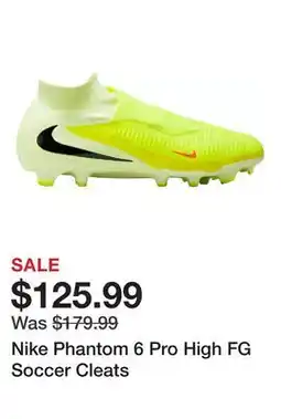 Dick's Sporting Goods Nike Phantom 6 Pro High FG Soccer Cleats offer