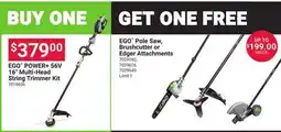 Ace Hardware EGO POWER+ 56V 16 Multi-Head String Trimmer Kit offer