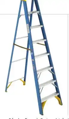Ace Hardware Werner 8' Type I Fiberglass Step Ladder, 250 Lb. Capacity offer
