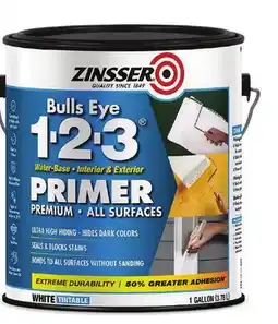 Ace Hardware Zinsser Bulls Eye 1-2-3 Primer, 1 Gal offer
