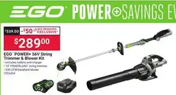 Ace Hardware EGO POWER + 56V String Trimmer & Blower Kit offer