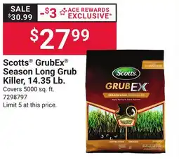 Ace Hardware Scotts GrubEx Season Long Grub Killer, 14.35 Lb offer