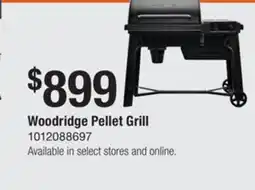 The Home Depot Traeger Woodridge Pellet Grill offer
