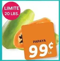 El Paso Grande PAPAYA offer