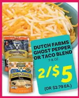 El Paso Grande DUTCH FARMS GHOST PEPPER OR TACO BLEND offer