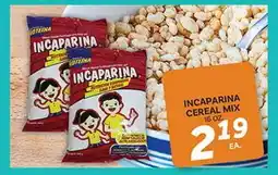 El Paso Grande INCAPARINA CEREAL MIX offer