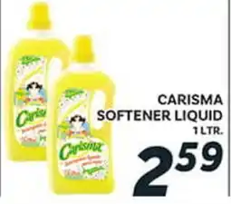 El Paso Grande CARISMA SOFTENER LIQUID offer