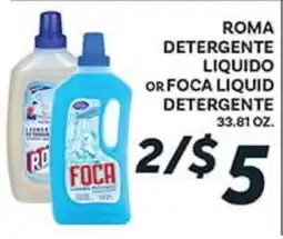 El Paso Grande ROMA DETERGENTE LIQUIDO OR FOCALIQUID DETERGENTE offer