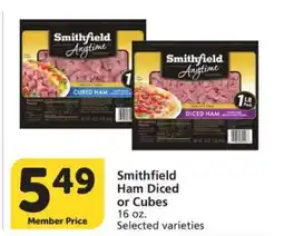Albertsons Smithfield Ham Diced or Cubes offer