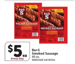 Albertsons Bar S Smoked Sausage offer