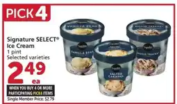Albertsons Signature Select Ice Cream offer