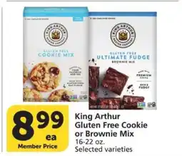 Albertsons King Arthur Gluten Free Cookie or Brownie Mix offer
