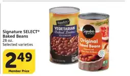 Albertsons Signature Select Baked Beans offer
