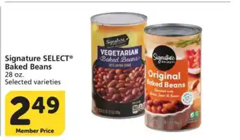 Albertsons Signature Select Baked Beans offer