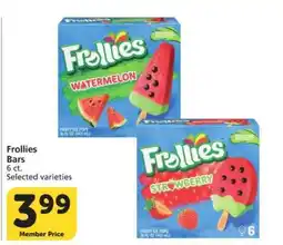 Albertsons Frollies Bars offer