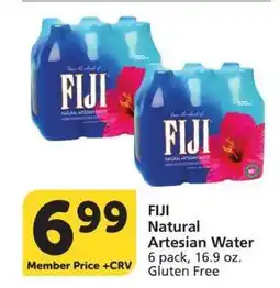 Albertsons FIJI Natural Artesian Water offer
