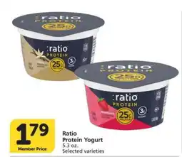 Albertsons Ratio Protein Yogurt offer